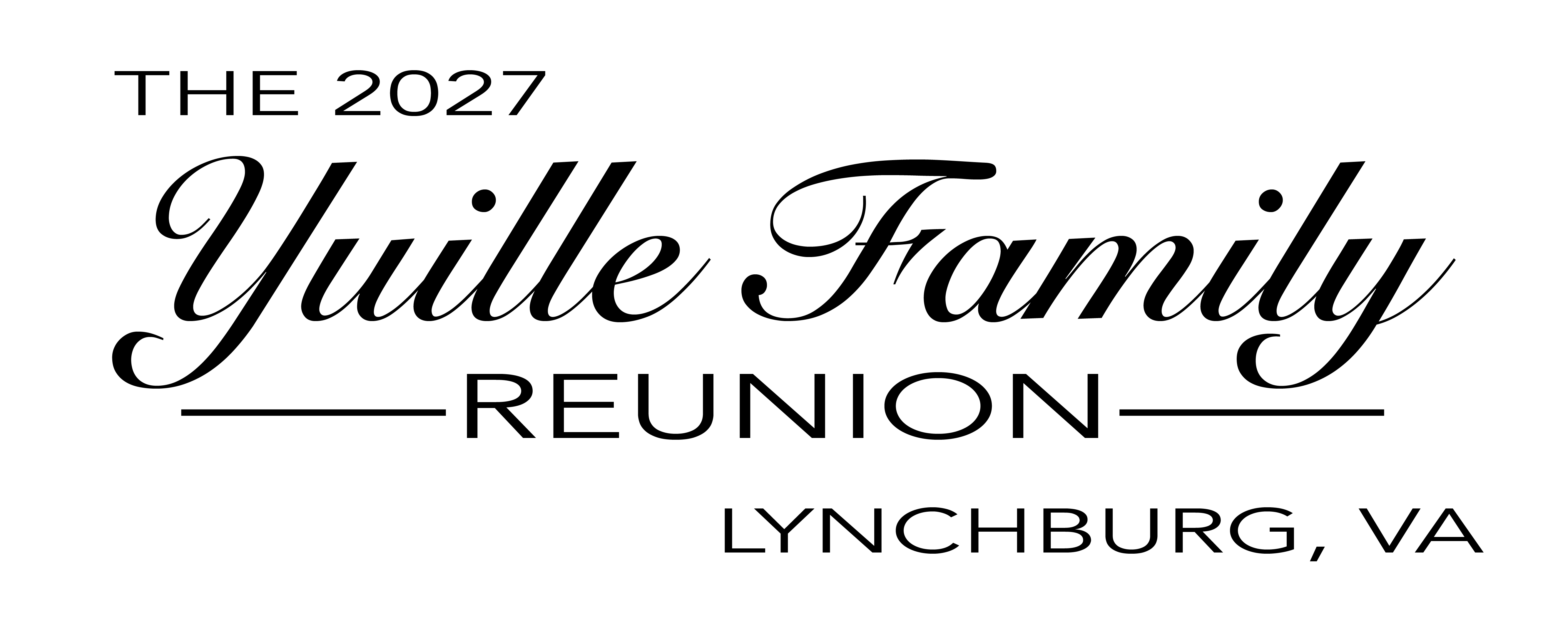 Yuille Family Reunion Logo